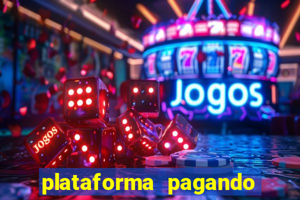 plataforma pagando no cadastro